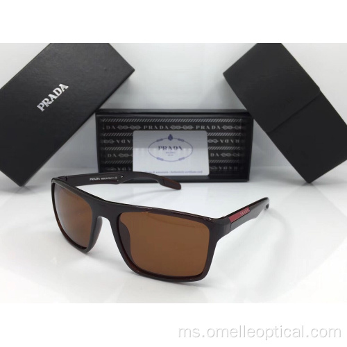 Cermin mata hitam Fesyen Polarized Lensa Sun Glasses